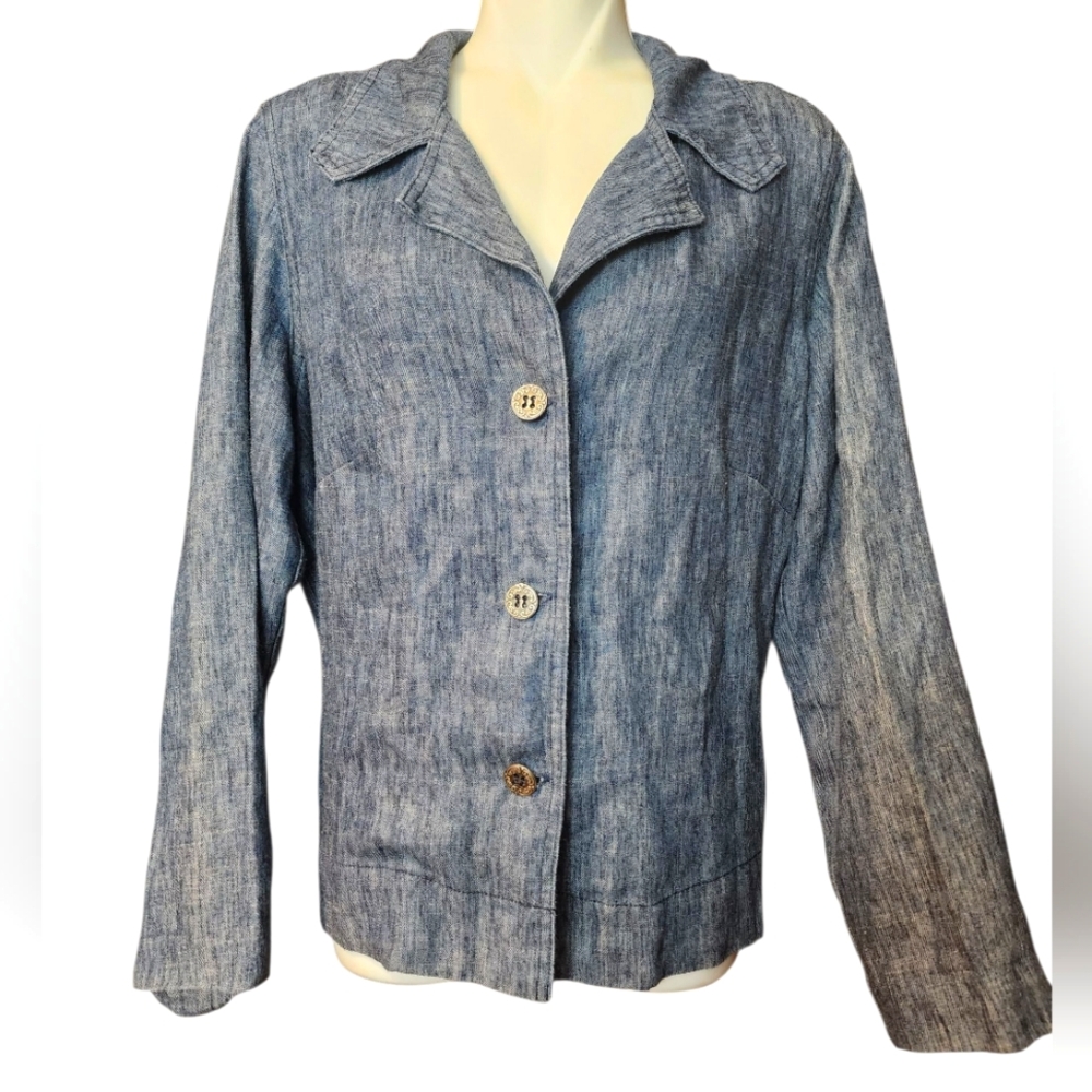 Cmc Vintage Blue Denim Jacket Good Condition